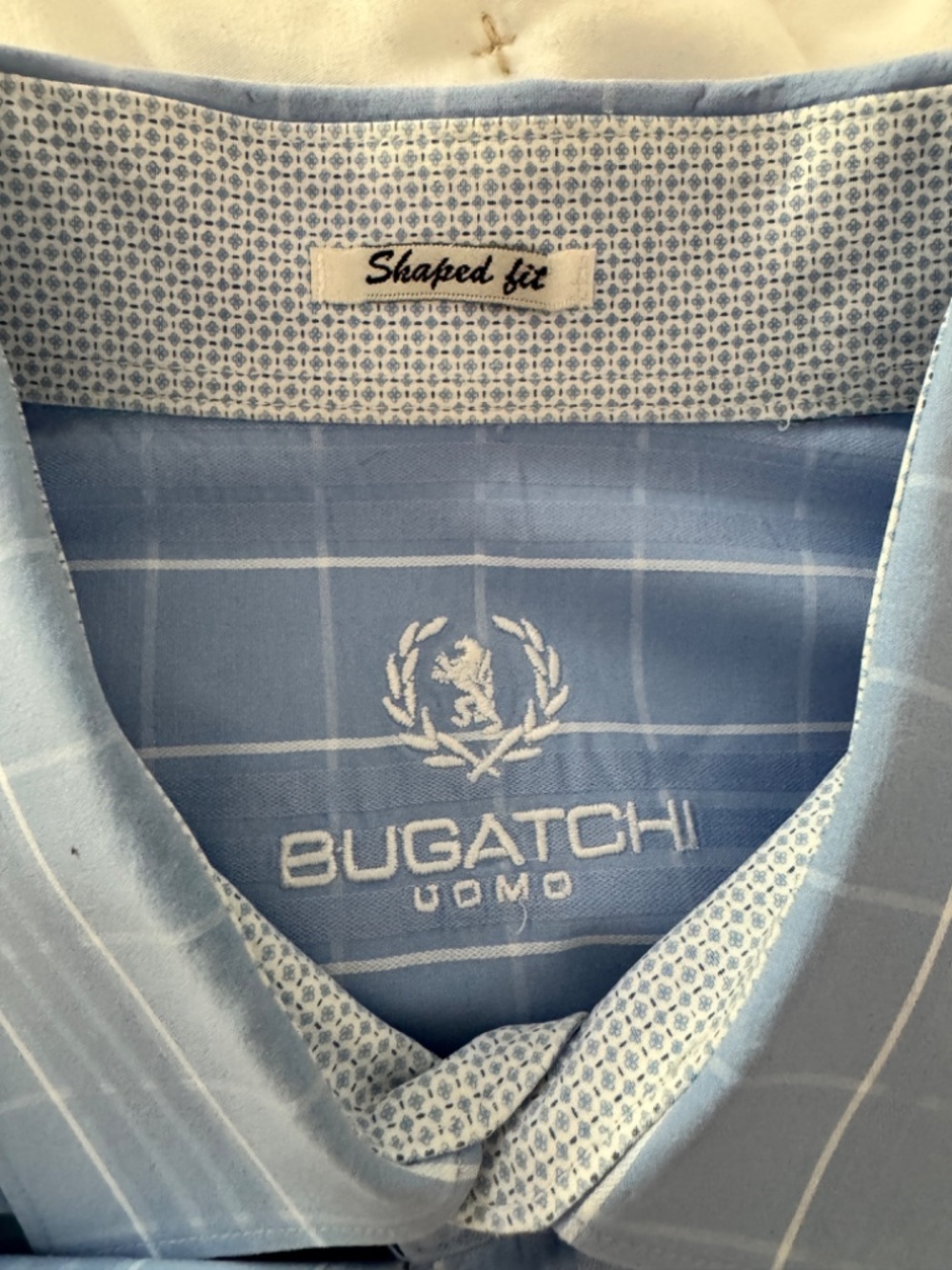 Bugatchi Uomo XL Mens Dress Shirt; Shaped Fit - Picture 3 of 5
